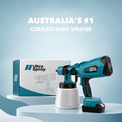 Ultra Spray cordless paint sprayer with two batteries and fast charger