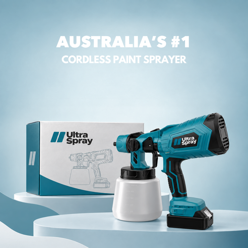 Ultra Spray cordless paint sprayer with two batteries and fast charger