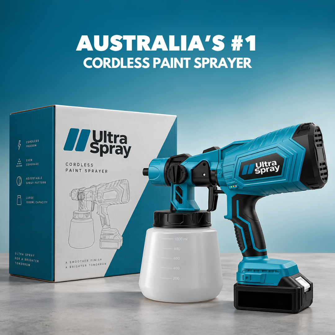 Ultra Spray cordless paint sprayer with two batteries and fast charger