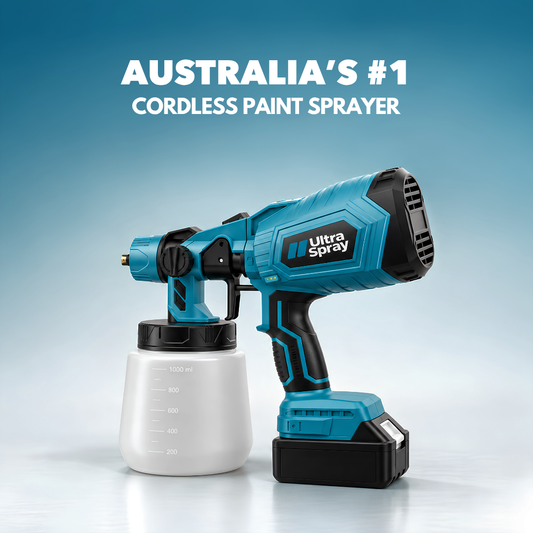 Ultra Spray cordless paint sprayer with two batteries and fast charger